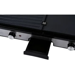 Plancha électrique double thermostat^Gifi Discount