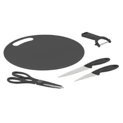 Planche à découper + 4 ustensiles de cuisine^Gifi New