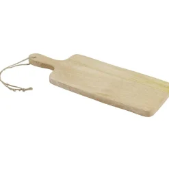 Planche à découper avec manche bois marron^Gifi