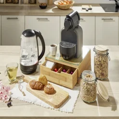 Planche à découper avec manche bois marron^Gifi