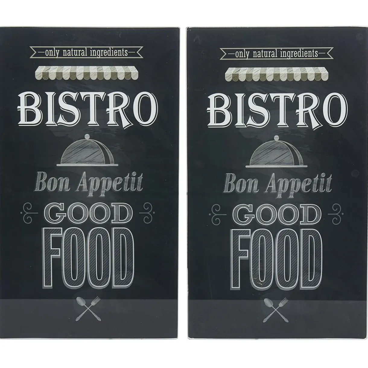 Planche à découper cache plaque en verre x2^Gifi Sale