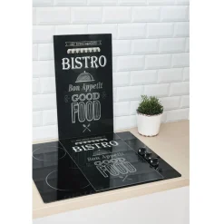 Planche à découper cache plaque en verre x2^Gifi Sale