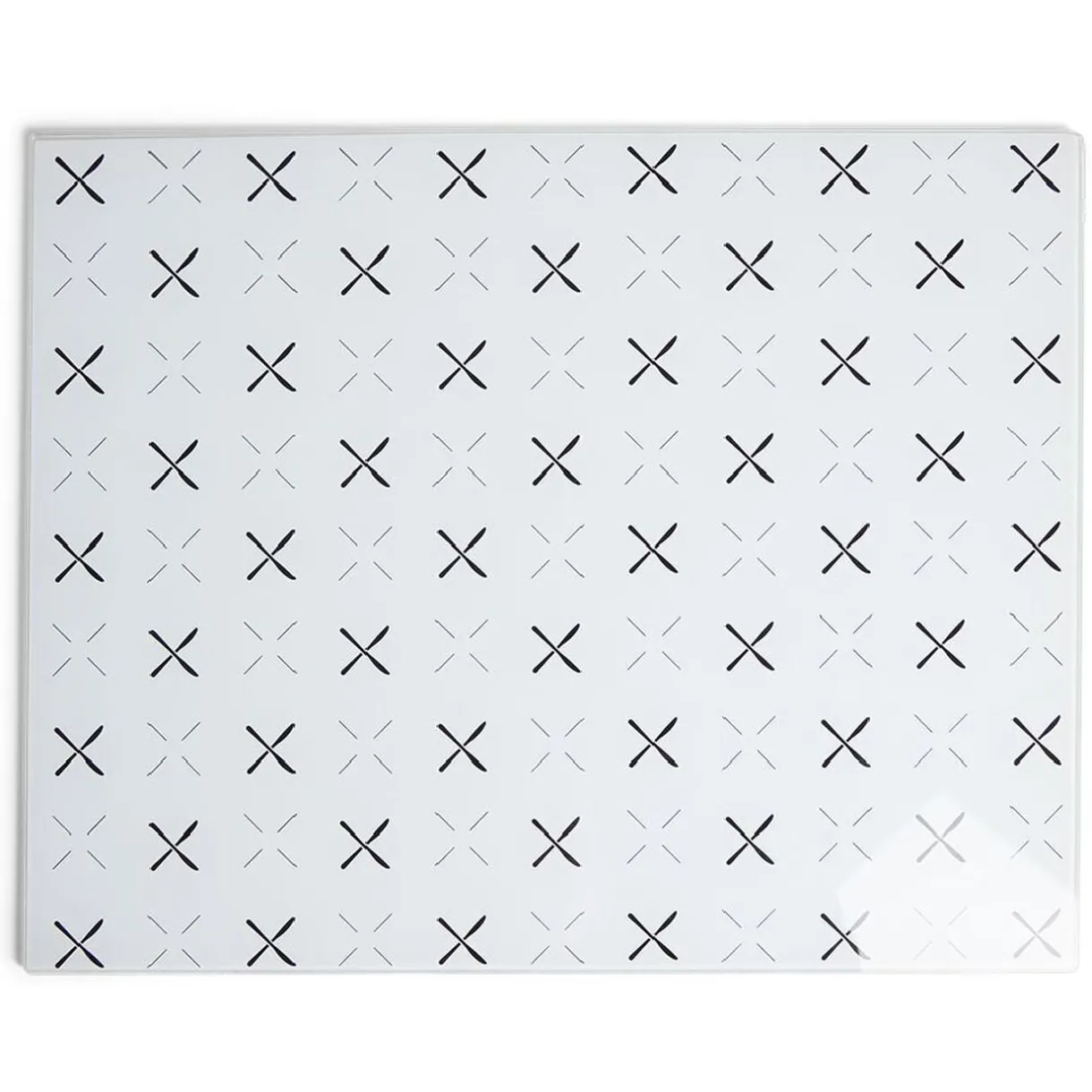 Planche à découper en verre design Bon appétit - 30x20cm^Gifi Online