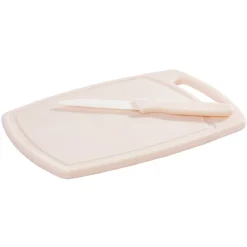 Planche à découper et couteau 2 en 1^Gifi