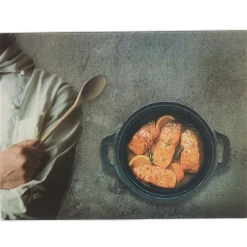 Planche à découper grise design chef^Gifi New