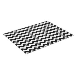 Planche à découper noire et blanche motif zigzag^Gifi Sale