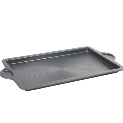 Plaque à pâtisserie métal fond texturé anti adhérent moyen^Gifi Discount
