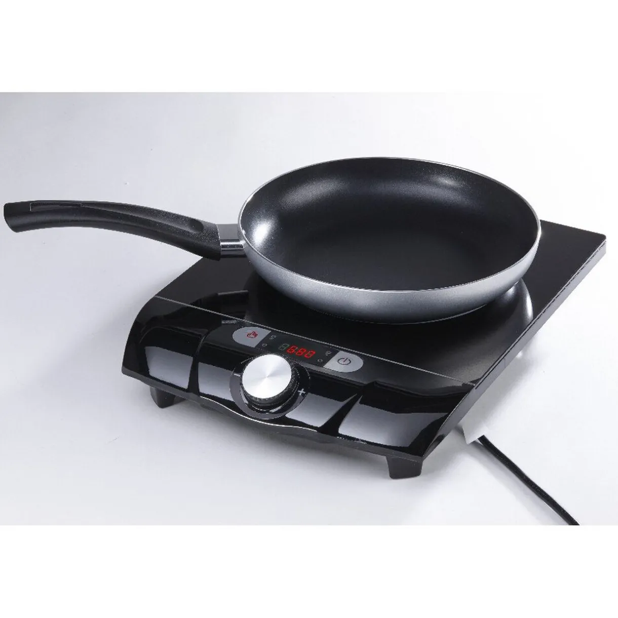 Plaque de cuisson vitrocéramique 1 foyer Homday^Gifi Online