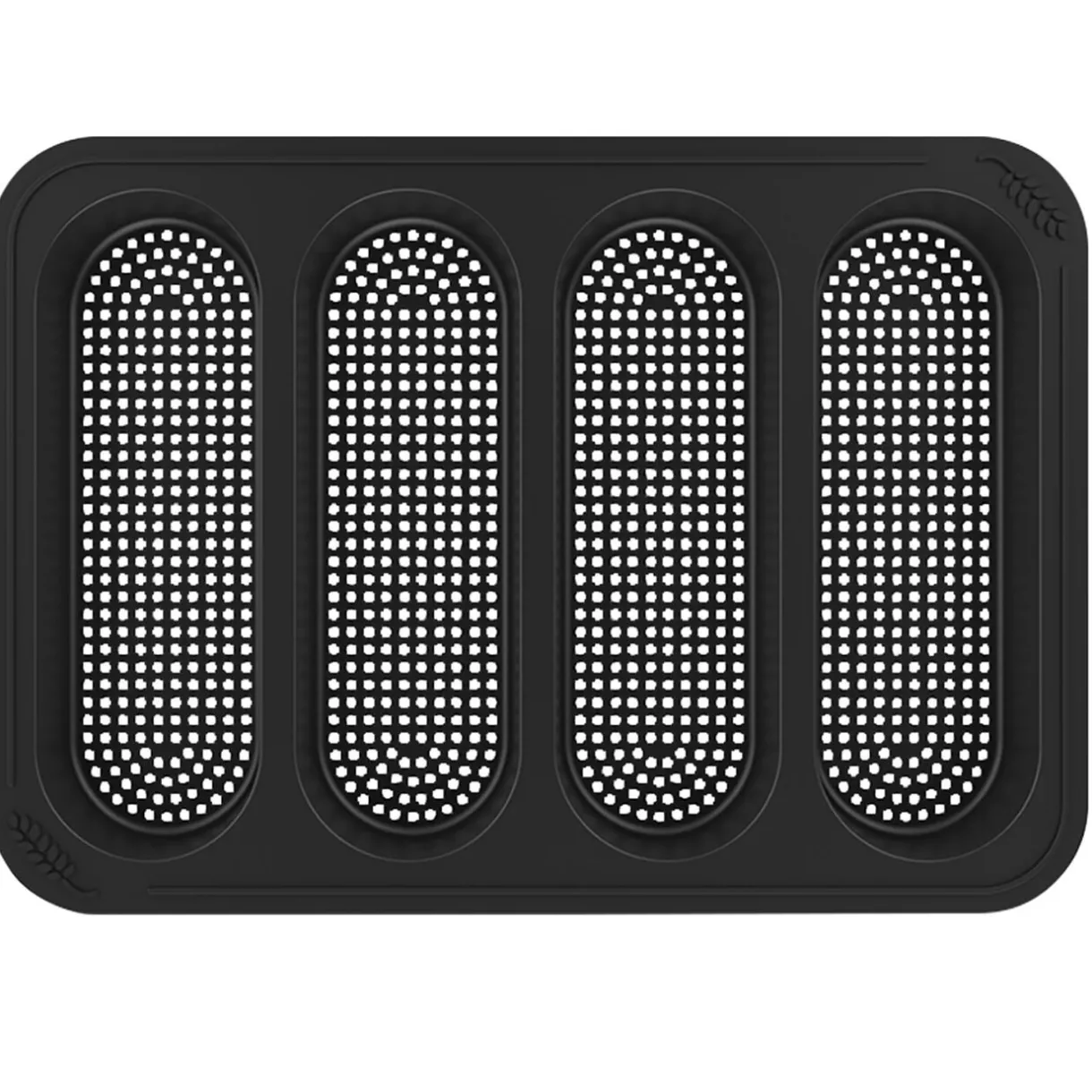 Plaque demi baguette x4 en silicone 29x21xH3cm^Gifi Online