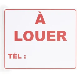 Gifi Plaque signalétique "À louer" - 24x20 cm