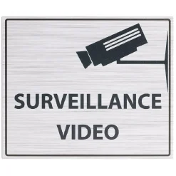 Clearance Gifi Plaque signalétique "Surveillance vidéo" - 24x20 cm