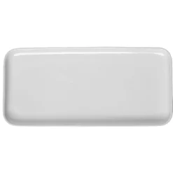 Plat à cake en porcelaine blanc^Gifi Best