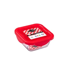 Plat à four avec couvercle hermétique Ô Cuisine 16x16 cm^Gifi Discount
