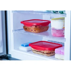 Plat à four avec couvercle hermétique Ô Cuisine 16x16 cm^Gifi Discount