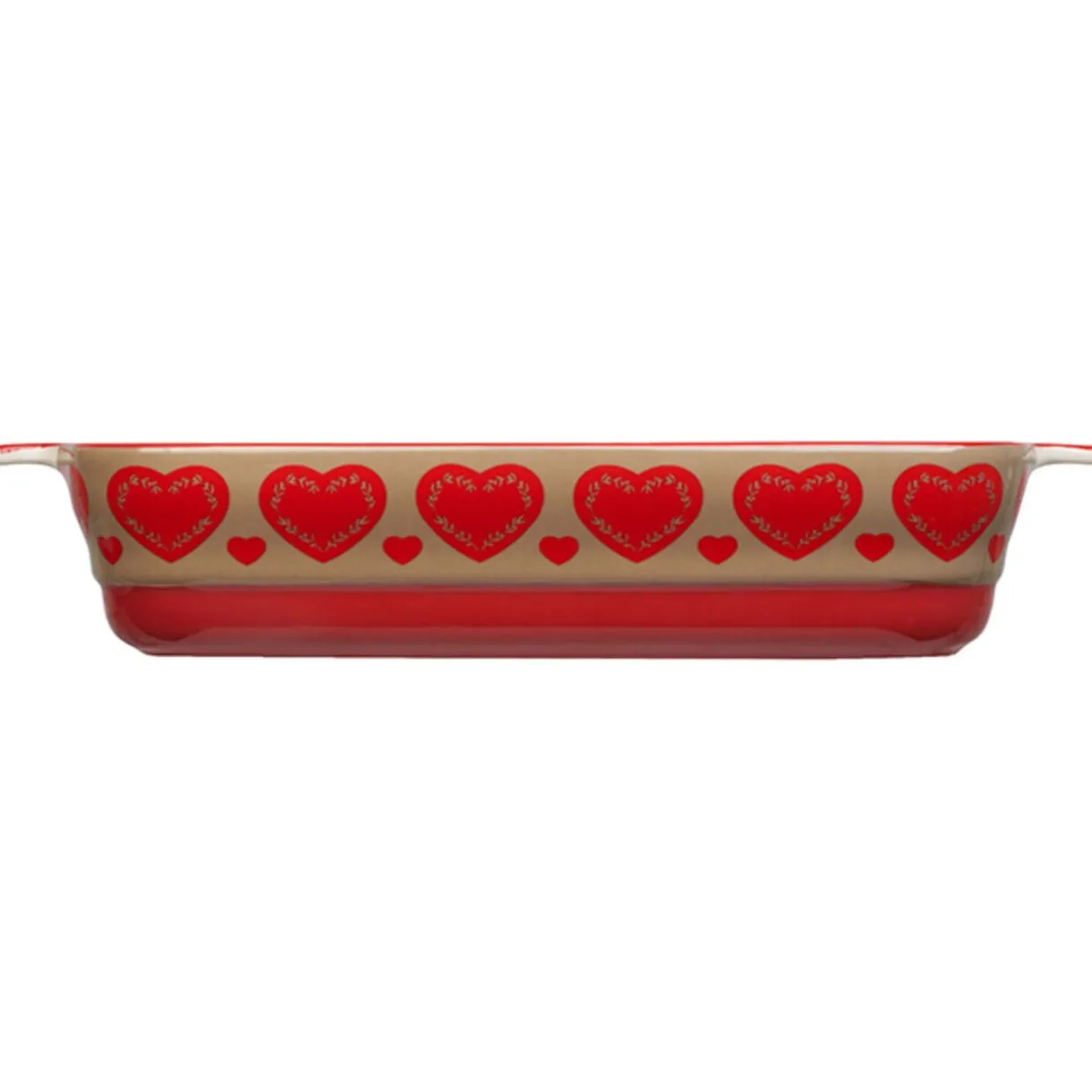 Plat à four design coeur rouge^Gifi Hot