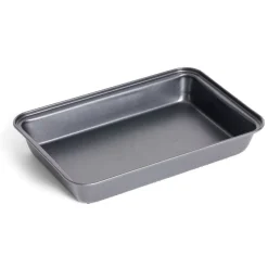 Plat à four en métal noir 30x20xH4,8cm^Gifi Hot