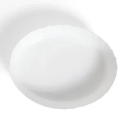 Plat à four en verre opale blanc 36,9x28,6xH8cm^Gifi Discount