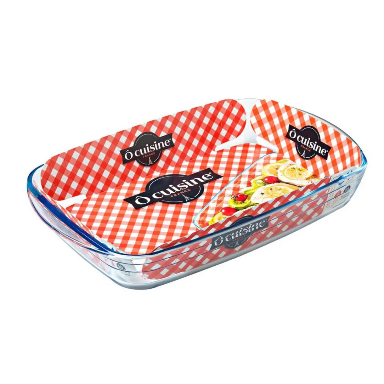 Plat à four rectangulaire en verre^Gifi Discount