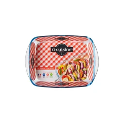 Plat à four rectangulaire verre transparent^Gifi Discount