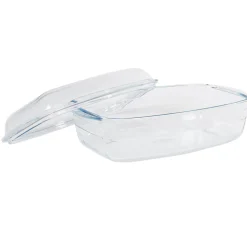 Plat à four rectangulaire transparent 6,5 L^Gifi Outlet