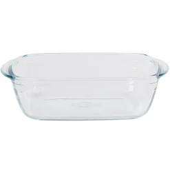 Plat à four rectangulaire en verre couvercle plastique^Gifi Discount
