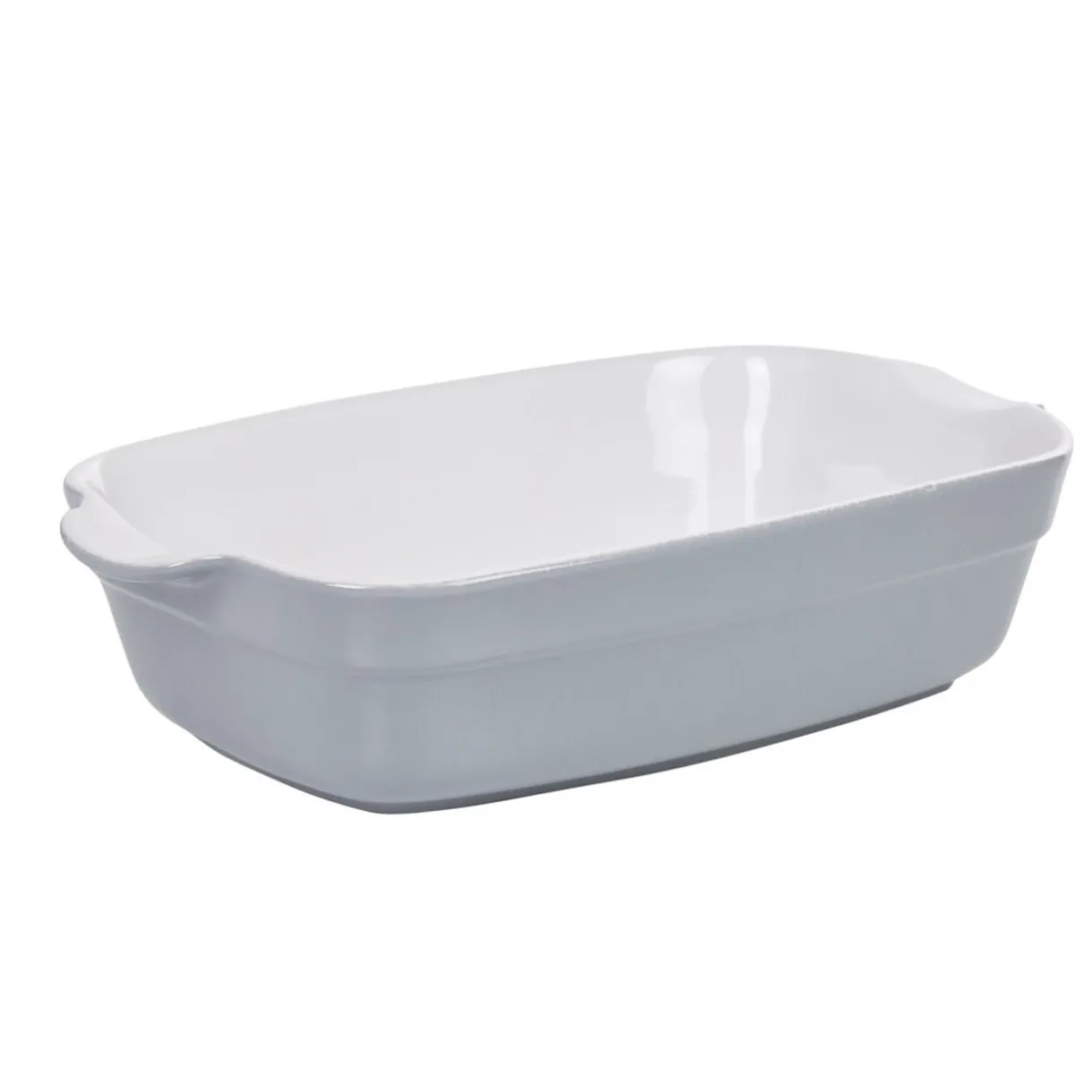 Plat à four rectangulaire gris blanc^Gifi Best