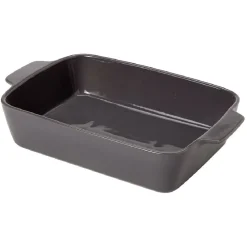 Plat à four rectangulaire avec poignées rouge et blanc^Gifi Outlet