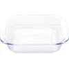 Plat à four rectangulaire en verre 19,6x17xH4,6cm^Gifi