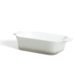 Plat à four rectangulaire en céramique gris 21,5x11xH5cm^Gifi Best