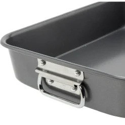 Plat à four XXL antiadhésif inoxydable^Gifi