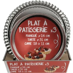 Plat à pâtisserie x3^Gifi Hot