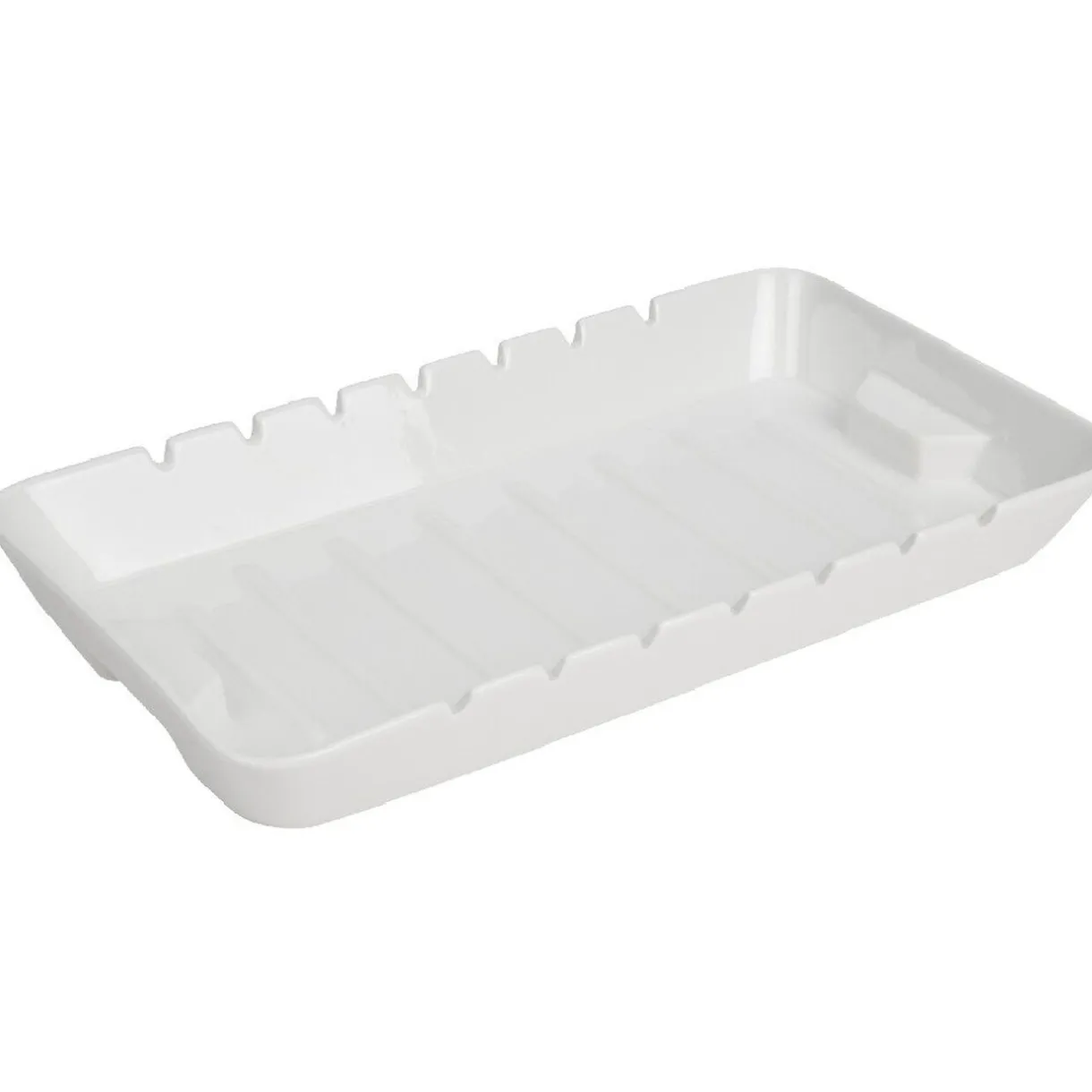 Plat à servir spécial brochettes blanc^Gifi New