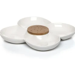 Plat apéritif en forme de fleur^Gifi Hot