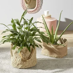 Plat cuisson rectangulaire blanc bordure bleue 1L et 2L x2^Gifi Outlet