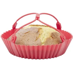 Plat de cuisson silicone multiusage silicone rouge^Gifi Online