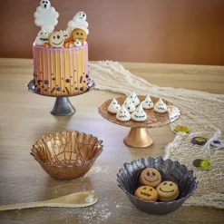 Plat de présentation Halloween en verre Ø21cm^Gifi Clearance