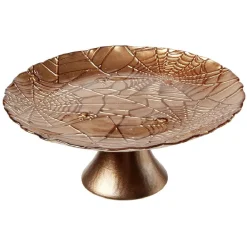 Plat de présentation Halloween en verre Ø21cm^Gifi Clearance