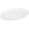 Plat de service ovale en porcelaine blanc^Gifi Sale