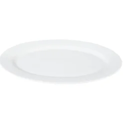 Plat de service ovale en porcelaine blanc^Gifi Sale