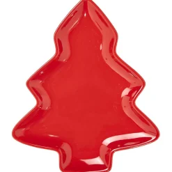 Plat en grès forme sapin de Noël^Gifi Best