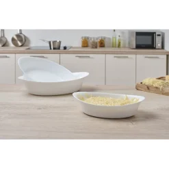Plat four verre smart cuisine Luminarc blanc x 3^Gifi Online
