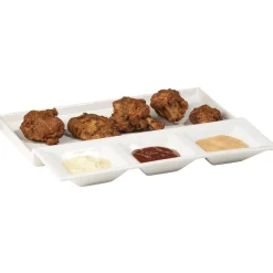 Plat pour barbecue blanc^Gifi Best