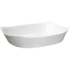 Plat rectangulaire en opale couleur blanc 38x28cm^Gifi Hot