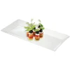 Plat service rectangle porcelaine^Gifi Discount