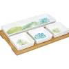 Plateau + 4 coupelles motif jungle^Gifi Clearance