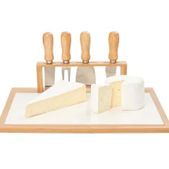 Plateau à fromage et 4 accessoires^Gifi Discount