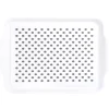 Plateau antidérapant blanc et gris^Gifi Outlet