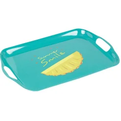 Plateau bleu Ananas Summer smile^Gifi Clearance