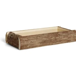 Plateau bois effet écorce L.29xH.5xl.15cm^Gifi Sale