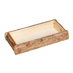 Plateau bois effet écorce L.29xH.5xl.15cm^Gifi Sale